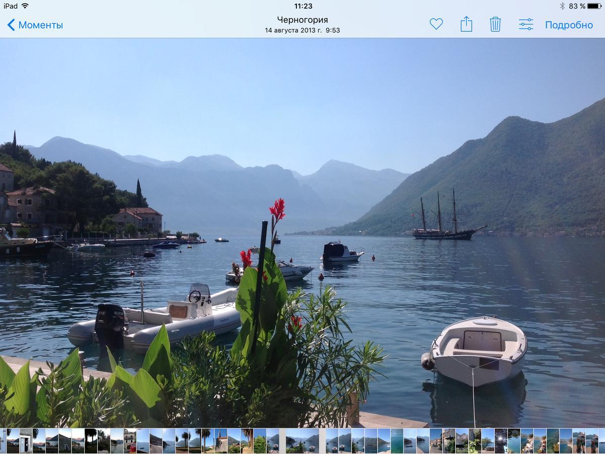 Ferienwohnung Be Happy In Perast Exterior foto